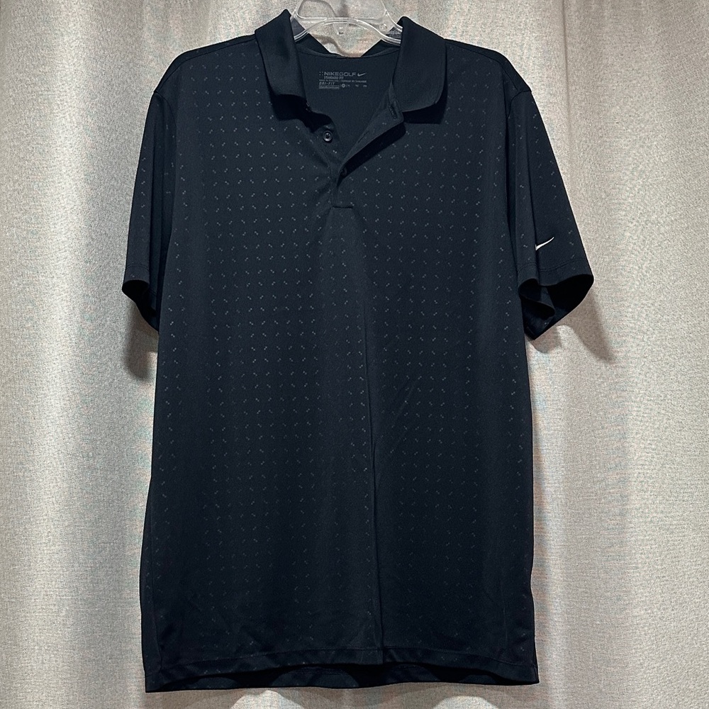 Nike Black Dri Fit Polo
